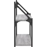  Zidna polica s 2 razine sivog hrasta sonome 80x21x51 cm drvena | Eponuda.ba