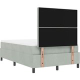  s opruga kutije Svjetlosiva 200 x 120 cm Baršun | shoptok.hr