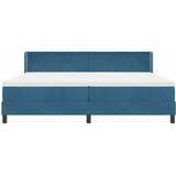  Krevet s opruga kutije Tamno plava 200 x 200 cm Baršun | shoptok.hr
