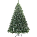 vidaXL Umjetno božićno drvce s stalakom Zelena 180 cm PE i PVC | shoptok.hr