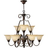 Elstead Lighting Hinkley HK-CELLO9 - Luster na lancu CELLO 9xE27/60W/230V Cene