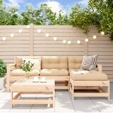 Maison Chic Seti vrtnega pohištva - Vrtna garnitura - Vrtni pohištvo set 5-delna z blazinami trdna tikovina, (21818208) | Shoptok.si