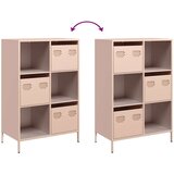 vidaXL Visoka omara roza 68x39x103,5 cm jeklo | Shoptok.si