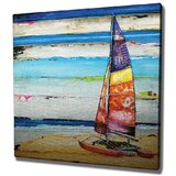 Vega Stenska slika na platnu Boat, 45 x 45 cm Cene