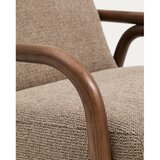 Kave Home Smeđe-siva fotelja od šenila Sylo – | shoptok.hr