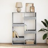  Regal za knjige boja betona 100x33x135 cm konstruirano drvo | shoptok.hr
