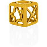 Zopa Silicone Teether Square grizalo 0 m+ Mustard Yellow 1 kos | Shoptok.si