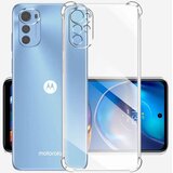 Techsuit Shockproof Clear Silicone prozirna maskica otporna na udarce za Motorola Moto E32 / Moto E32s / Moto G22 | shoptok.hr