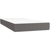  box spring s madracem LED sivi 80x200 cm od umjetne kože | shoptok.hr