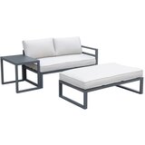 Rojaplast Crno-bijela vrtna garnitura za 4 osobe Jackson - | shoptok.hr