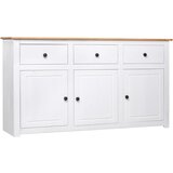  Komoda od borovine bijela 135 x 40 x 80 cm asortiman Panama | shoptok.hr