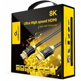 CCBP-HDMI8K-AOC-30M Ultra High Speed ​​HDMI kabel z Ethernetom AOC 8K Premium Series 30m črn