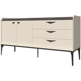Jela Komoda Soffy K167-2K3F/SF, 166x85x50 cm, Prljavo bela | ePonuda.com