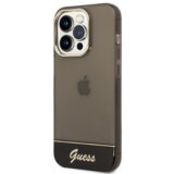 Guess gUHCP14XHGCOK ovitek za iPhone 14 Pro Max - temno prozoren | Shoptok.si
