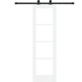 vidaXL Klizna vrata s kutijom 'ORKDAL'Bijela 61x198.5 cm | shoptok.hr