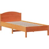  Okvir kreveta bez madraca voštano smeđi 100x200 cm od borovine | shoptok.hr