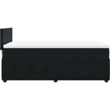 Box spring krevet s madracem crni 80 x 200 cm baršunasti | shoptok.hr