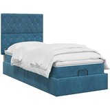  Krevet od pjene s madracem i LED-om Tamno plava 90 x 190 cm | shoptok.hr