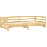 vidaXL Dnevni ležaj na izvlačenje 2 x (90 x 200) cm masivna borovina | shoptok.hr