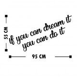 WALLXPERT zidna dekoracija if you can dream it you can do it | ePonuda.com