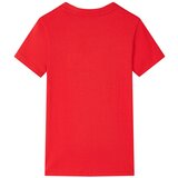 vidaXL Otroška majica s kratkimi rokavi rdeča 128, (21036781) | Shoptok.si
