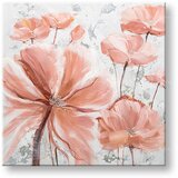  Naslikana slika na platnu cvetje 1-delna CWF1559WE1 - 70x70 cm () Cijene