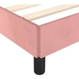  Okvir za krevet s uzglavljem ružičasti 90x190 cm baršunasti | shoptok.hr