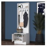 Hanah home Ormarić za hodnik M16 - 1572, 59,8x182,8x35,5 cm, Bijeli Cijene