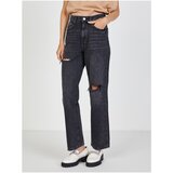 TALLY WEiJL Black Women's Shortened Flared Fit Jeans with Tattered Effect TALLY WE - Women Cijene