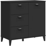  The Living Store Komoda VIKEN črna 80x40x80 cm inženirski les - Komoda, (21498639) | Shoptok.si