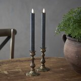 Star Trading Set od 2 crne LED voštane svijeće Flamme, visina 25 cm Cijene
