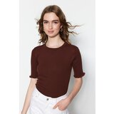 Trendyol Blouse - Brown - Slim fit | shoptok.hr