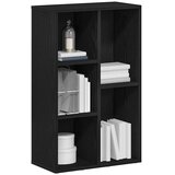  Polica za knjige crni hrast 50x25x80 cm inženjerski drvo | Shoptok.si