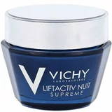 Vichy liftactiv supreme nočna krema za obraz za vse tipe kože 50 ml poškodovana škatla za ženske