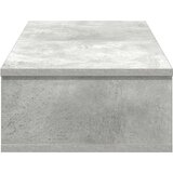  Zidna polica s ladicama beton siva 80x34x17cm konstruirano drvo | Eponuda.com