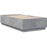  Okvir kreveta s LED svjetlima 75x190 cm od konstruiranog drva | shoptok.hr