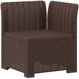  Vrtni kauč za 4 osobe izgled ratan PP Smeđa | Eponuda.com