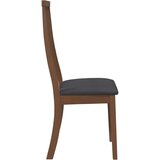  Jedilni stoli z blazinami 2 kosa Brown Solid Wood Rubber | Shoptok.si