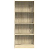 vidaXL Regal za knjige boja hrasta 60x24x143 cm od konstruiranog drva | shoptok.hr
