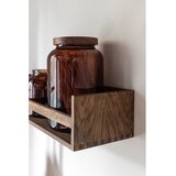 Mette Ditmer Denmark Smeđa zidna vješalica od punog hrasta s policom 60 cm Showcase – | shoptok.hr