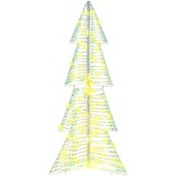 vidaXL Božično drevo med 100 LED Toplo bela 120 cm PET | Shoptok.si