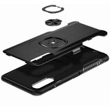 Nillkin silikonski ovitek armor ring za samsung galaxy note 10 plus N975 - črn | Shoptok.si