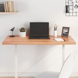 Stolna ploča svjetlosmeđa 100x50x(2-4) cm tretirana hrastovina | shoptok.hr