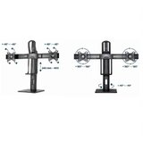  NOSAČ STALAK ZA DVA MONITORA GEMBIRD MS-D2-01, do 27”, up to 6 kg | Eponuda.ba