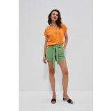 Marisse Plain Shorts With Ties L-Sh-3723 Palm | Shoptok.si