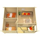 Male kuće Drvena kuća VERONA 595 × 470 cm sa šindrom | shoptok.hr