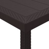 vidaXL Vrtni stol smeđi 250x100x73 cm Polipropilen, Vrtni stol smeđi 100x100x73 cm Polipropilen, Vrtni stol smeđi 150x100x73 cm Polipropilen | shoptok.hr