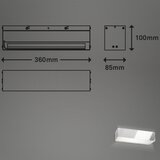 BRILONER 2204-018 - LED spoljašnje zidno svetlo LED/8W/230V IP44 hrom | Eponuda.com