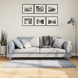 vidaXL Čupavi moderni tepih s visokim vlaknima plavi 80x150 cm Cijene
