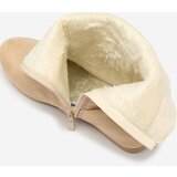 Resti Beige eco-suede boots with a hidden anchor Lovely | ePonuda.com